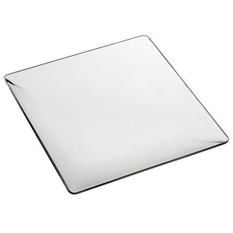 ASSIETTE JETABLE PLASTIQUE FLUID TRANSPARENT 13 X 12 CM (VENDU PAR 100)