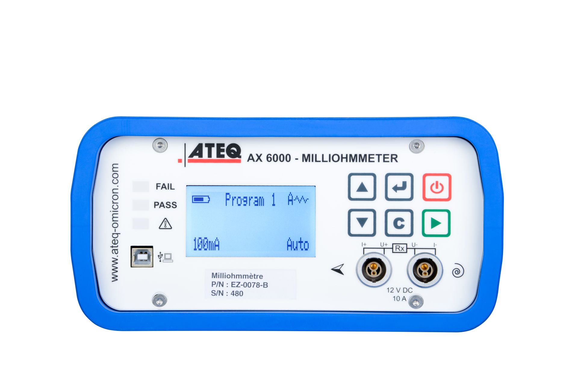 Ax 6000 : milliohmètre portable_0