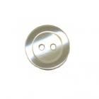 BOUTON 2 TROUS EN POLYESTER BLANC ,PAR 100 OU 1.000