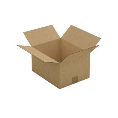 Caisse carton brune simple cannelure RAJA 32x25x18 cm, lot de 25_0