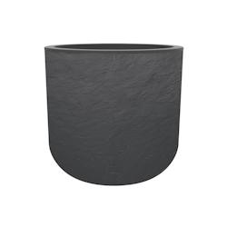 EDA Pot de fleur rond volcania up 67l - GRIS ANTHRACITE - gris 3086960259990_0