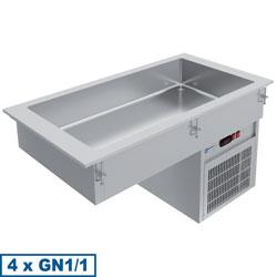 Élément cuve réfrigérée 4x GN 1/1 - Self Drop In - IN/RCX15-P - Température +4° à +10°_0