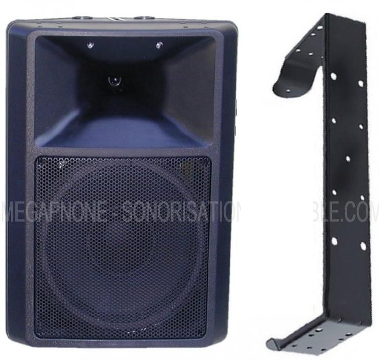 Enceinte professionnelle en 12tt fase tout temps avec support 250 watts_0