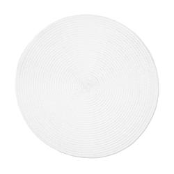 Excelsa lot de 6 sets de table Round plastique 36x0,2x36 cm blanc - blanc plastique 69633_0