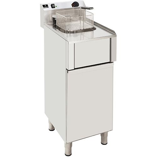 Friteuse électrique simple cuve - 10/20 litres - Acier inoxydable - Thermostat réglable - TRI 400 V_0