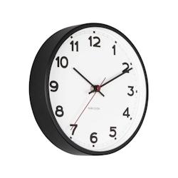 Horloge ronde en métal classic 20 cm Blanc Karlsson - blanc 8714302708756_0