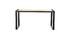 Industria - Bureau droit industriel en manguier massif et acier - Miliboo - L153 x P60 x H75 cm_0