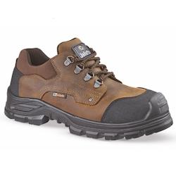Jallatte - Chaussures de sécurité basses marron et noire JALOAK SAS S3 CI SRC Marron / Noir Taille 44 - 44 marron matière synthétique 8033546322598_0