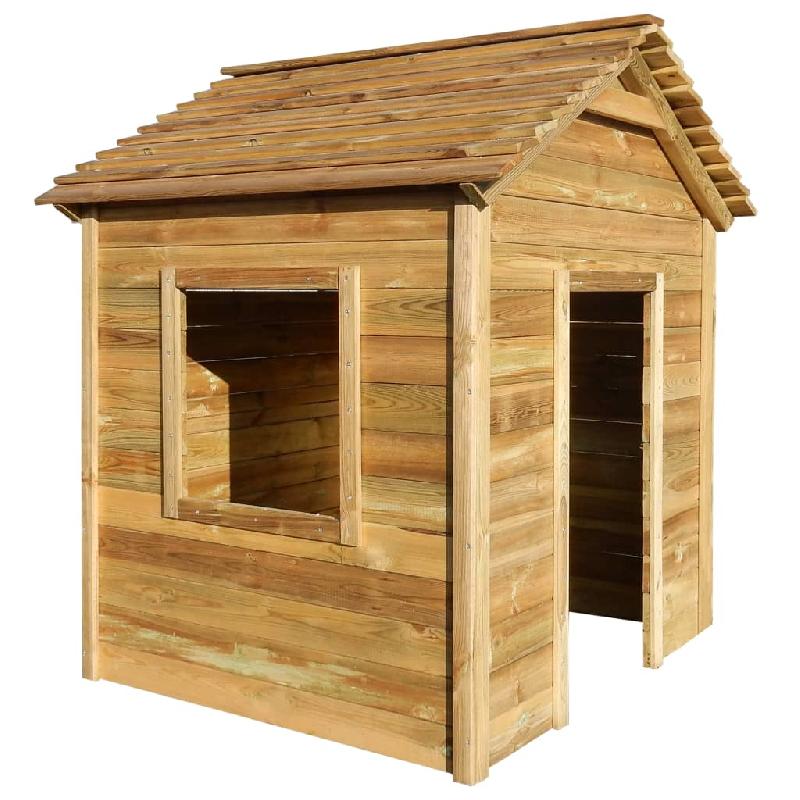 MAISONNETTE ABRI D\'EXTÉRIEUR 123 X 120 X 146 CM BOIS DE PIN 02_0005109_0