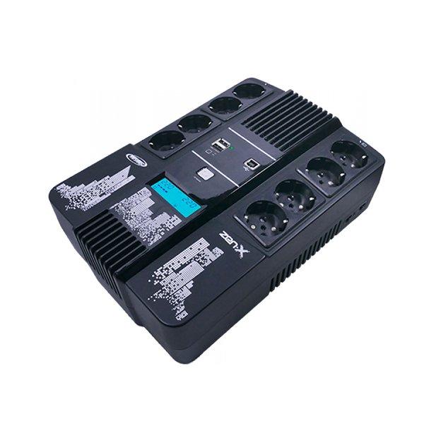 Onduleur Infosec Zen-X 1000 - 1000 VA / 600 Watts - Technologie Line Interactive et protection parasurtenseur_0