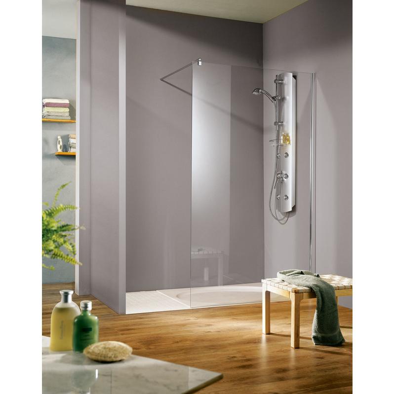 PAROI DE DOUCHE À L'ITALIENNE SURMESURE, VERRE 6 MM ANTICALCAIRE
