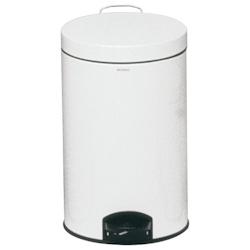 Rossignol - Poubelle d'intérieur à pédale 20L SANELIA - blanc - blanc métal 90361_0