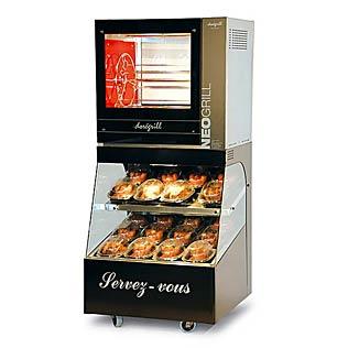 Rôtissoire à balancelle Neol - 4 balancelles inox Stand-Up® - résistances Incoloy infrarouges - commandes digitales_0