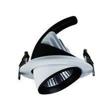 Spot LED Escargot 40W - 3000K - 3465lm - Rond orientable avec transformateur - Type COB_0
