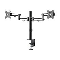 STARTECH.COM BRAS POUR ÉCRAN PC À DOUBLE AFFICHAGE EN ALUMINIUM - DOUBLE ARTICULAGE - POUR MONITEURS À MONTAGE VESA JUSQU'À 30