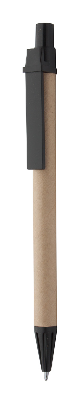 Stylo en papier et plastique recyclé - encre noire - couleur naturelle - 5g_0