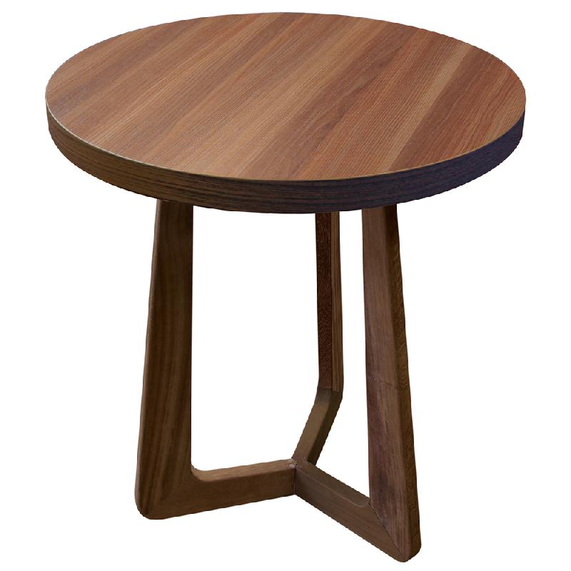 Table de restauration à piétements Scandia - Plateau rond Ø60 à Ø70 cm_0