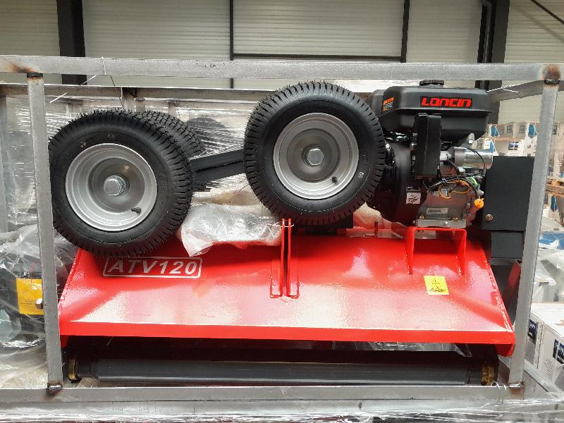 TONDO BROYEUR TONDEUSE AUTONOME QUAD ATV 120-RED - LONCIN – 15CV  TRACTABLE - ROTOBROYEUR TRACTABLE_0