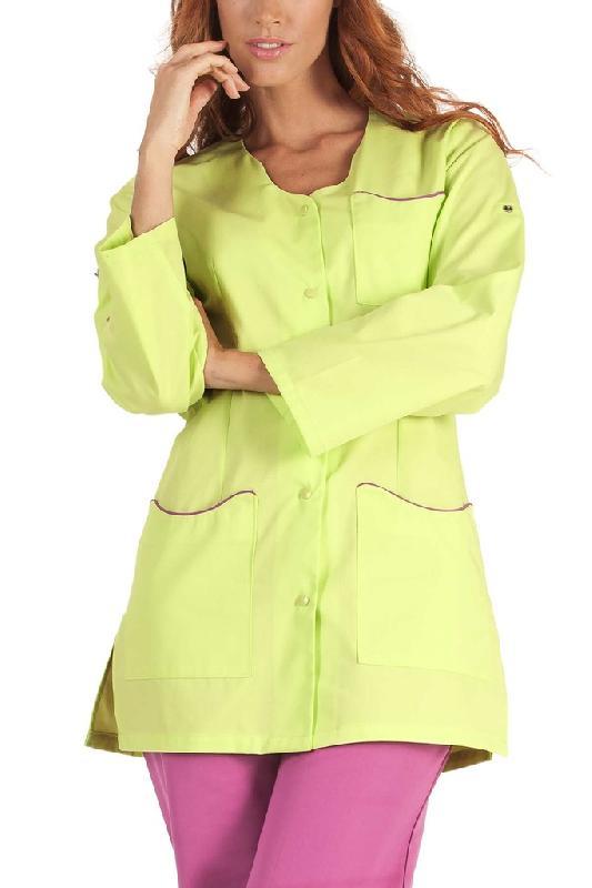 Tunique pour femme à manches transformables LAURIE 65% polyester 35% coton 210g - PCBT021-ANI-T0 - Muzelle Hasson_0