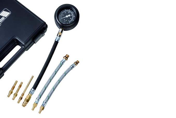Compressiomètre LTR - Plage de mesure 0 à 40 bar / 0 à 580 psi - Compatible essence et diesel, spécialement conçu pour Opel_0