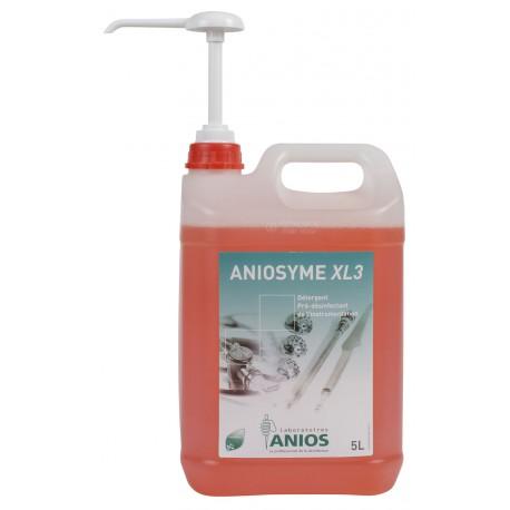 1201654000 - Aniosyme XL3 - Bidon de 5L avec pompe - Nettoyage renforcé et pré-désinfection pour matériel médico-chirurgical et endoscopique_0