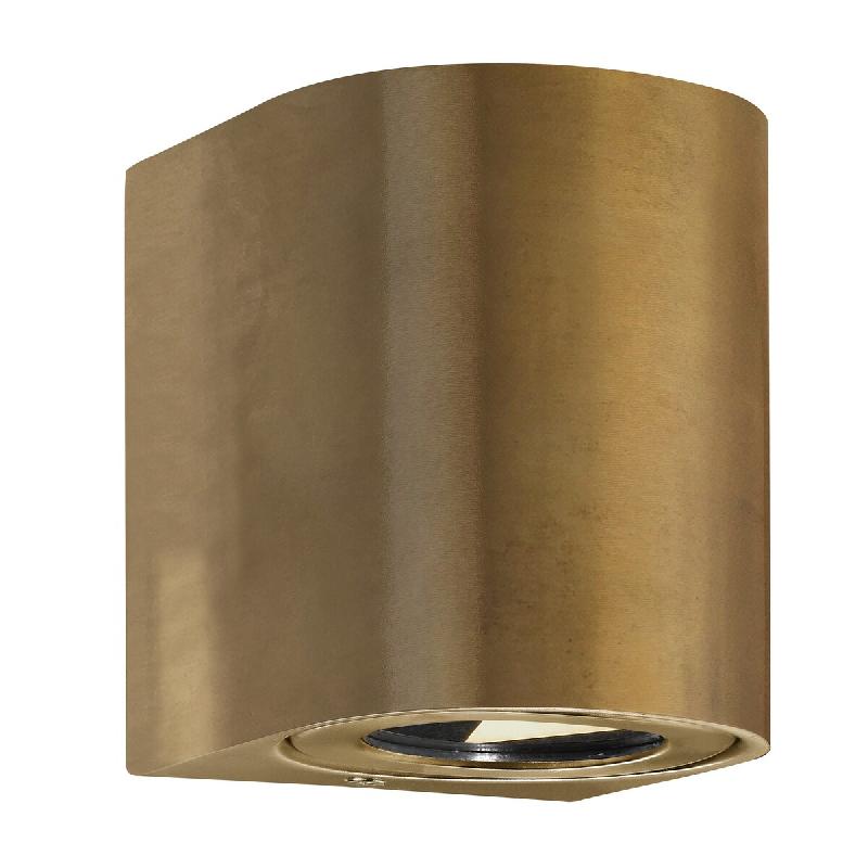 Applique murale CANTO 2 Brass Laiton, H.10.4 - IP44 - LED Module /Nordlux Extérieur - doré 5701581482883_0
