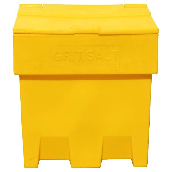 Bac de stockage à sel Rolléco – 200 litres avec pelle et couvercle pour usage intérieur et extérieur_0