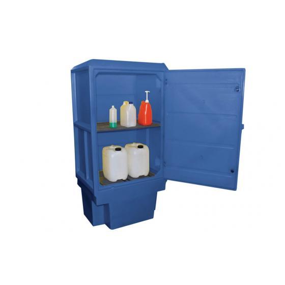 Box de rétention plastique avec portes - 1 fût_0