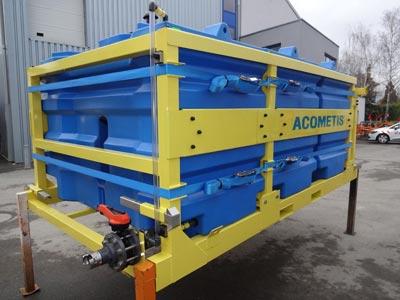 Cuve de transport de liquide - 500 à 18 000 litres - Structure inox et cuves PEHD résistantes à la corrosion_0