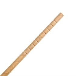 Gastronoble - 1000 pailles en papier flexible compostables Fiesta Green | papier kraft naturel - 210 mm - 6 mm Ø - norme BS EN 13432_0