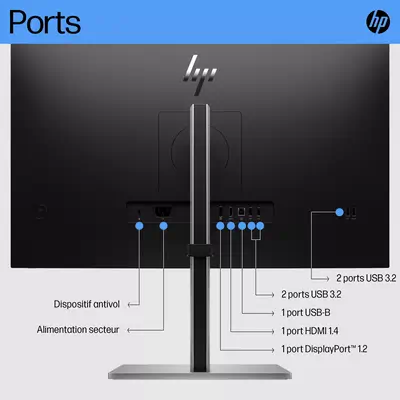 HP E27 G5 27p FHD Monitor 1920x1080 16:9 HDMI DP 3y_0