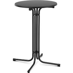 Royal Catering - Royal Catering Mange-Debout Mange Debout Table Haute Bistrot Bistro Bar Ronde RC-BIS70FB (ø 70 cm, Hauteur de 110 cm, Pliante, - noi_0