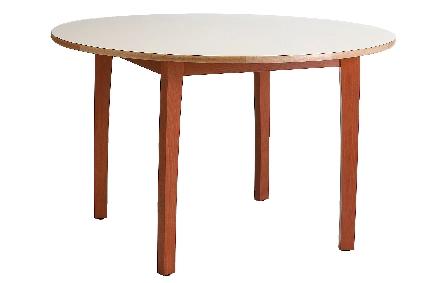 TABLE OASIS 4 PIEDS Ø 120 CM - VERNI NATUREL_0