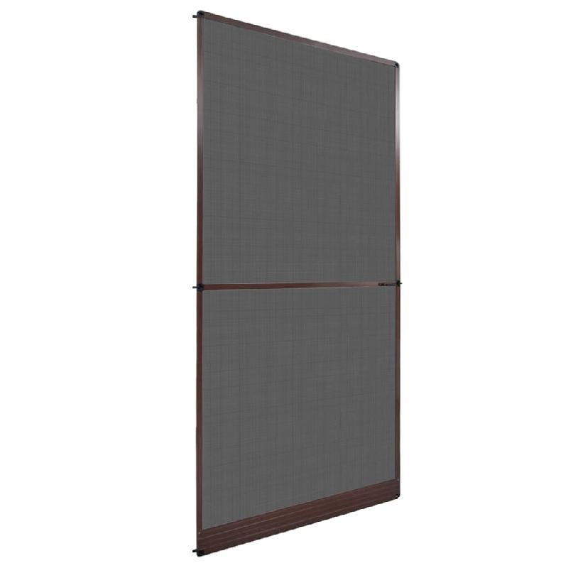 Vidaxl moustiquaire à charnière pour portes marron 120x240 cm 141566_0