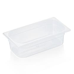 Bac GN 1/3 polypro. - 2.5 litres - h 65 mm - WAS Germany - blanc plastique 8413 065_0