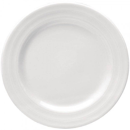 ASSIETTES EN PORCELAINE BLANCHE Ø 210 MM INTENZZO - LOT DE 4