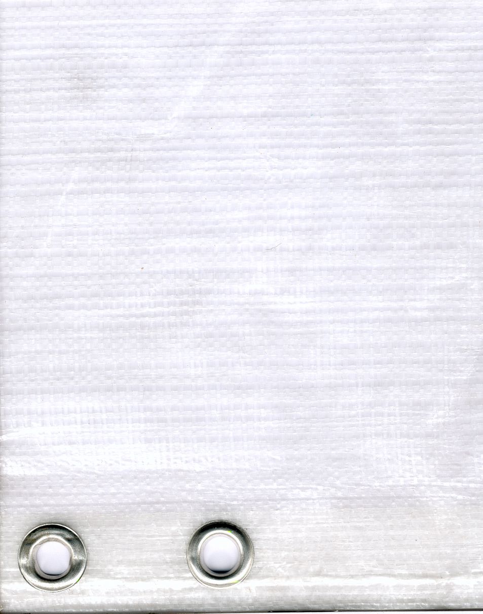 Bâche de protection 180 g/m² pour échafaudage - Polypropylène tissé, œillets métalliques et lisières renforcées_0