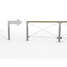Barrière inox - adaptable et respectueuse de l'environnement_0