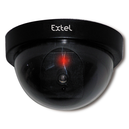 Caméra de vidéosurveillance factice - Dôme Extel 87001.2 avec voyant lumineux_0