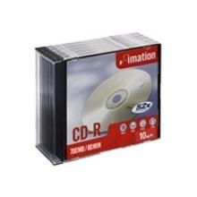 CD-R 52X, BOITIER SLIM, CAPACITÉ : 700 MO, 80 MINUTES, PACK DE 10.