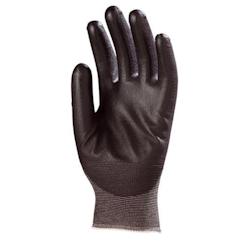 Coverguard - Gants manutention noir enduit PU EUROLITE 6430 (Pack de 10) Noir Taille 7 - 3435241064271_0