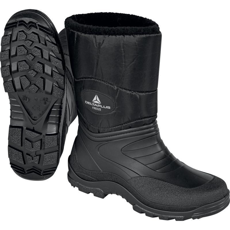 Demi-botte de sécurité en PVC fourrée - Isolation thermique idéale - Freeze_0