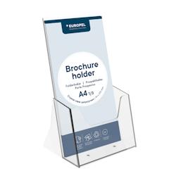 Europel Porte-brochures 1/3 A4  - 10 pièces - plastique 8713931590701_0