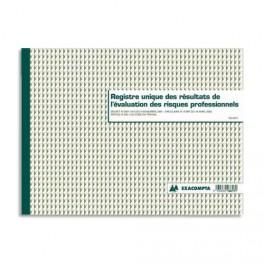 EXACOMPTA REGISTRE ÉVALUATION DES RIQUES PROFESSIONNELS FORMAT 24X32CM, 60 PAGES 6617E