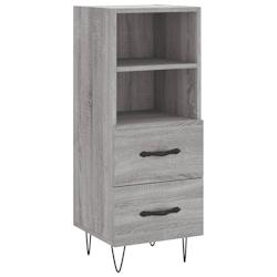 Helloshop26 - Buffet bahut commode armoire meuble de rangement organisateur cuisine salle de séjour salon sonoma 34,5 x 34 x 90 cm 02_0036308 - 30002_0