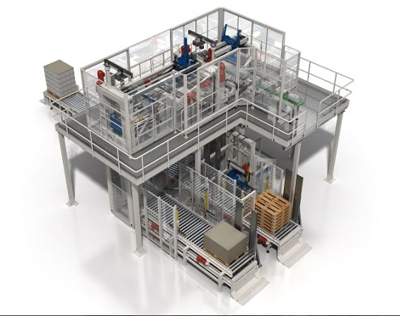 Kac 410 Kompact Gold - Palettiseur automatique compact par le bas - Clevertech France_0