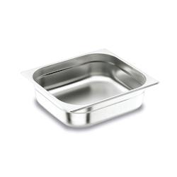 Lacor Plat Gastronorme GN 2/3 Acier inoxydable 18/10, 4 cm 3,5 L - Acier inoxydable 18/10 66540_0