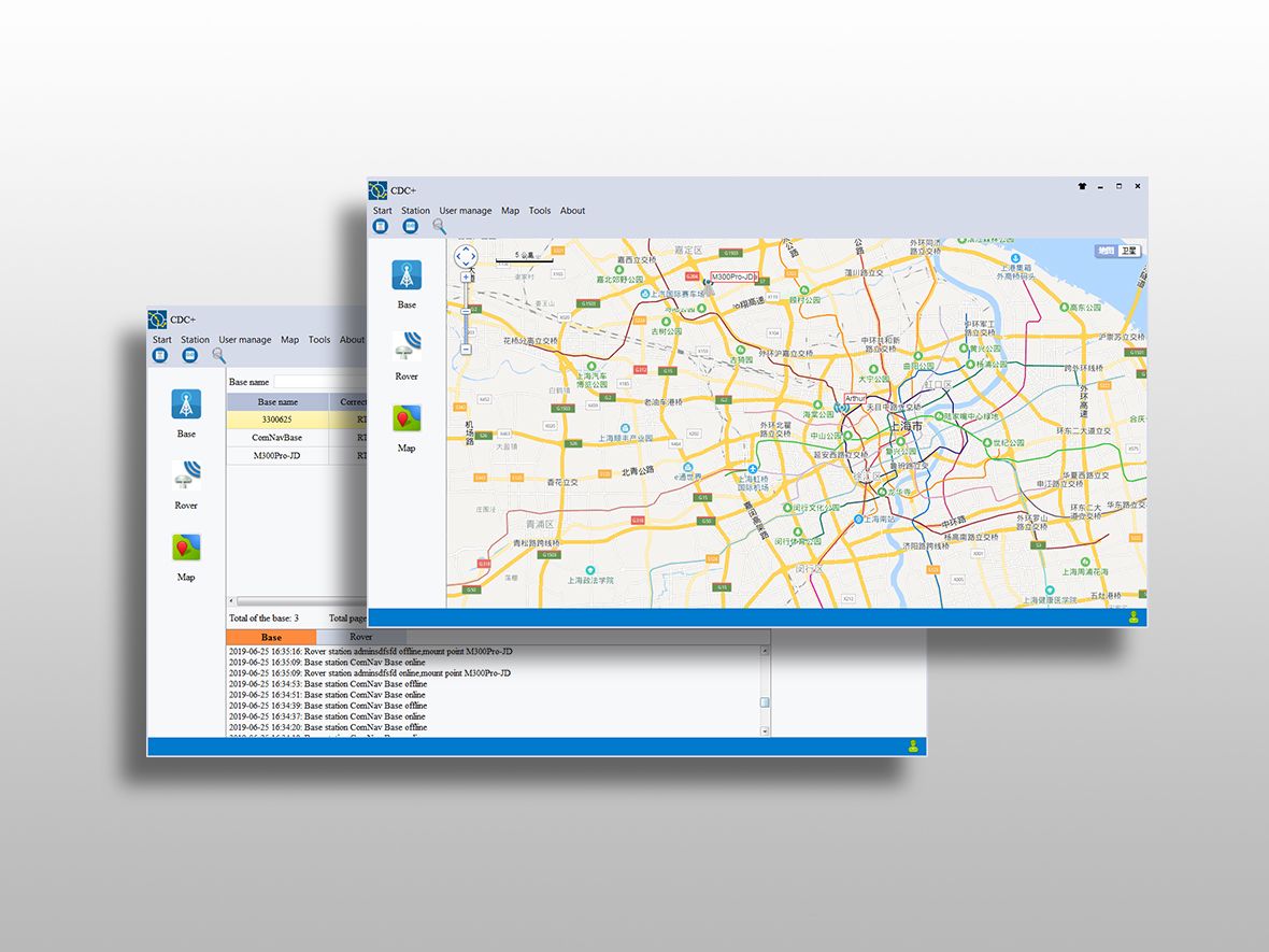Logiciel de gestion et conception Ntrip Caster - Déploiement en ligne - Temps réel - Référence 6CDC_0
