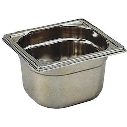 Matfer Bourgeat Bac gastro inox GN 1/6 H.20 cm plein sans anses Bourgeat - 746020 - argenté inox 746020_0