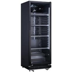 METRO Professional Réfrigérateur à boissons GSC2360B, acier / verre, 62 x 63.6 x 175.3 cm, 347 L, avec serrure, noir - noir plastique 303039_0